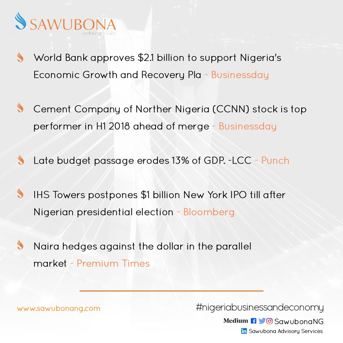 #NigerianBusinessandEconomy #Sawubona