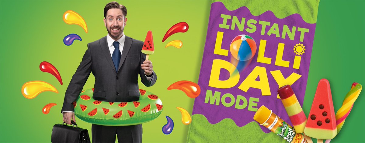 fpp's tweet image. Rowntree’s are bringing a &apos;Lolliday&apos; vibe to Leeds, Manchester, Newcastle, Glasgow and London. Have you seen them? #rowntreeslolliday