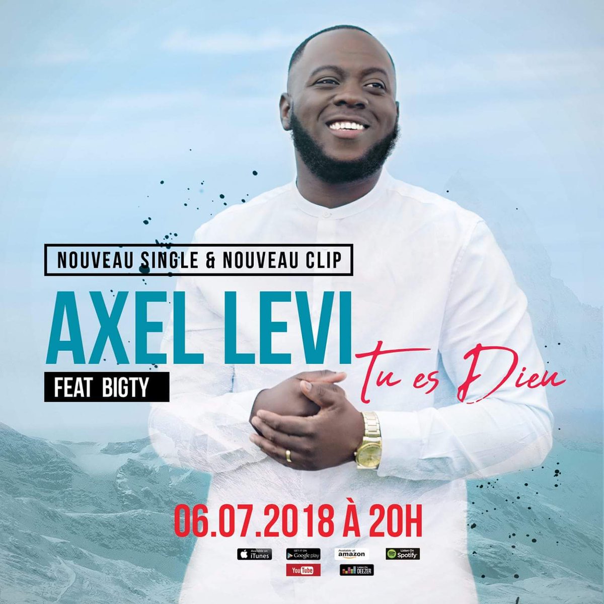 BigtyOfficiel's tweet photo. La Famille j'ai le plaisir de vous annoncer la sortie du nouveau clip de mon frère Axel Levi Makagnon en featuring avec moi même ^^

Rendez vous le vendredi 6 juillet à 20h!

#CelestMusic #CelestRecordz #TuEsDieu #CelestLifeStyle https://t.co/1IZnmuH6aj