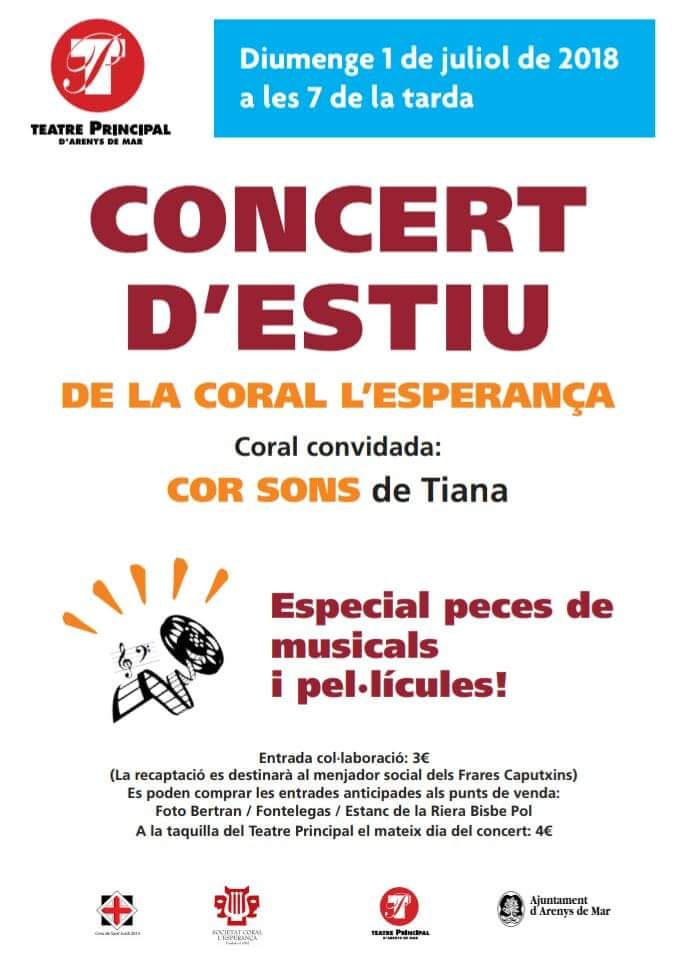 lalocaltiana's tweet photo. El @cor_sOns tancarà el curs aquest diumenge al Teatre Principal d’Arenys de Mar com a coral convidada al concert d'estiu de la Coral l'Esperança: https://t.co/tFfQJwJ8Pj https://t.co/fKgT6KNFSB