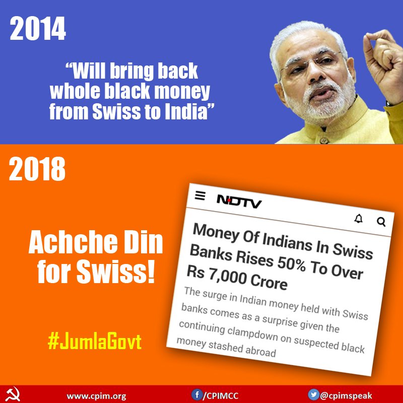 cpimspeak's tweet image. #AchheDin for Cronies, Tax Evaders, Black Marketeers!
#WahModijiWah 
#LootSarkarJhootSarkar