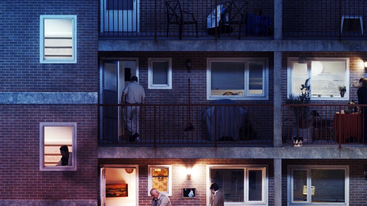 BjorkbackaHannu's tweet photo. ACCIDENCE (Evan Johnson, Galen Johnson, Guy Maddin 2018)
THE GREEN FOG (Evan Johnson, Galen Johnson, Guy Maddin 2017)
#MSFF2018 #Sodankylä
Clever jokes can lose their flavour. Accidence, interesting take on REAR WINDOW but unnecessarily flashy. Green Fog on VERTIGO fine for 30´. https://t.co/RQaECNAhQc