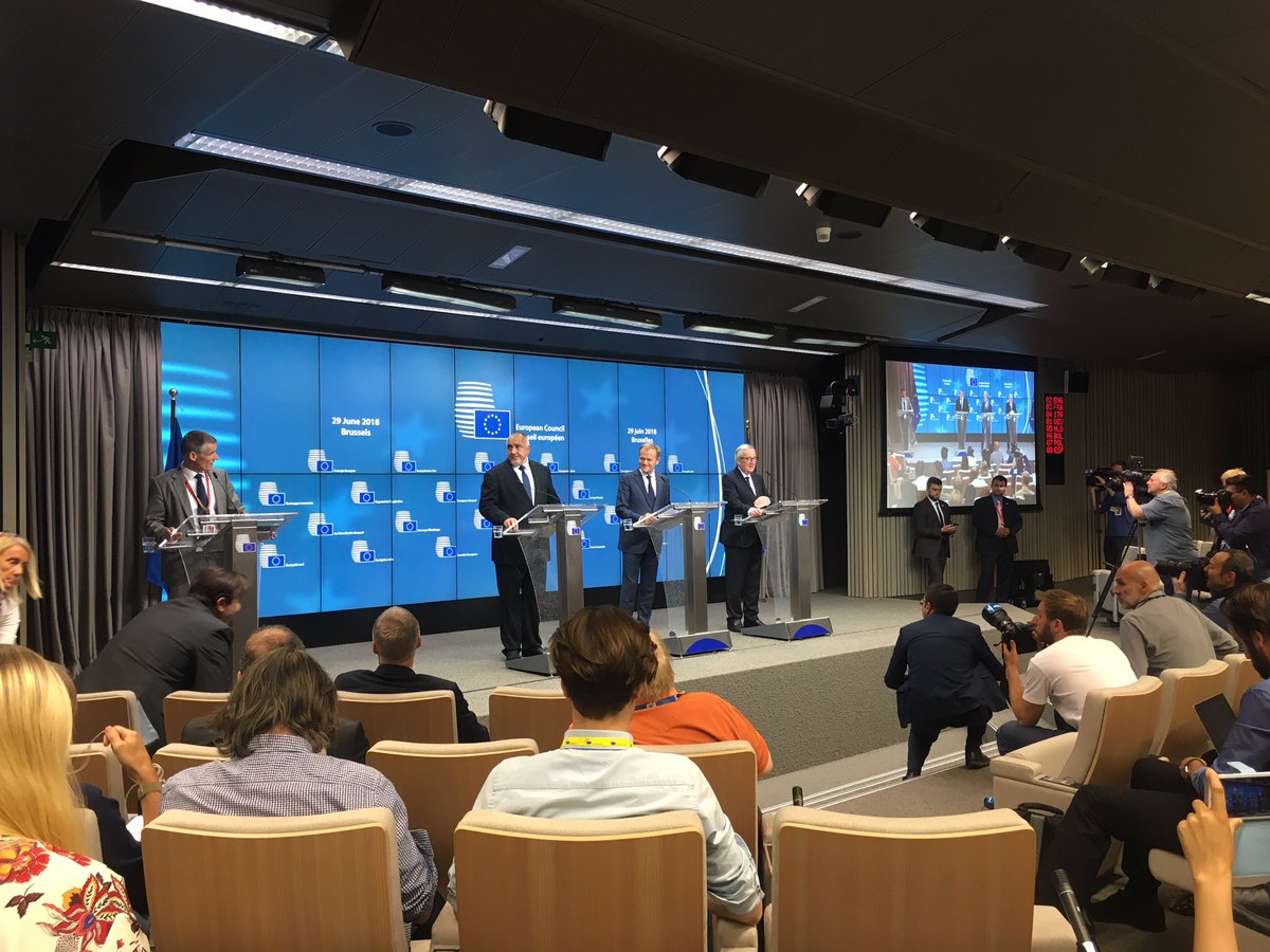 NastasyaTay's tweet image. #EUCO is nearly over. Leaders taking to press stages all over the building. But there is caution amid the self-congratulation. #ECSummit