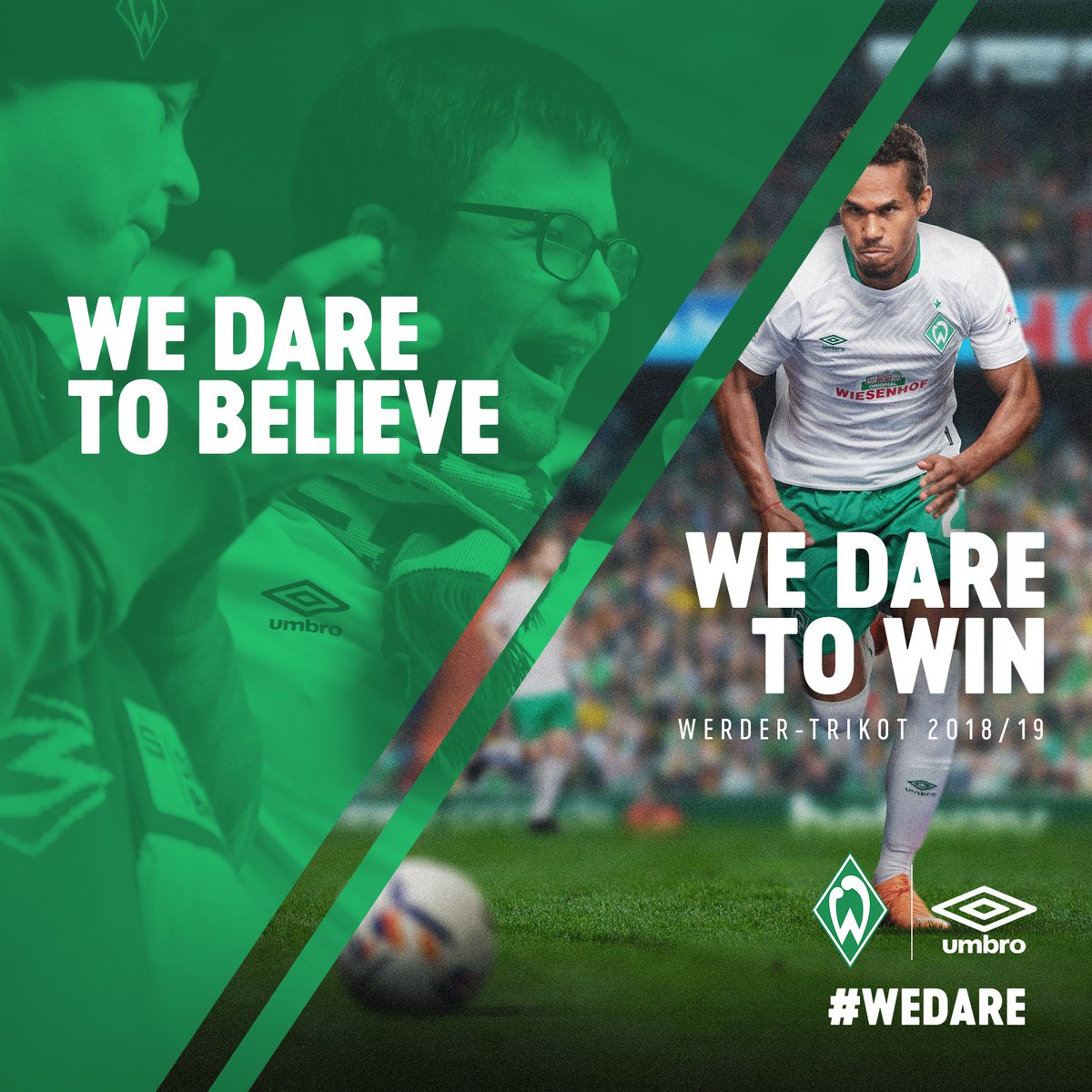 Umbro Uk On Twitter They Do Say The Good Things Come In Threes Werderbremen Home Away And Third Kit Ahead Of The 18 19 Bundesliga De Season Wedare Https T Co Merekl9b5k