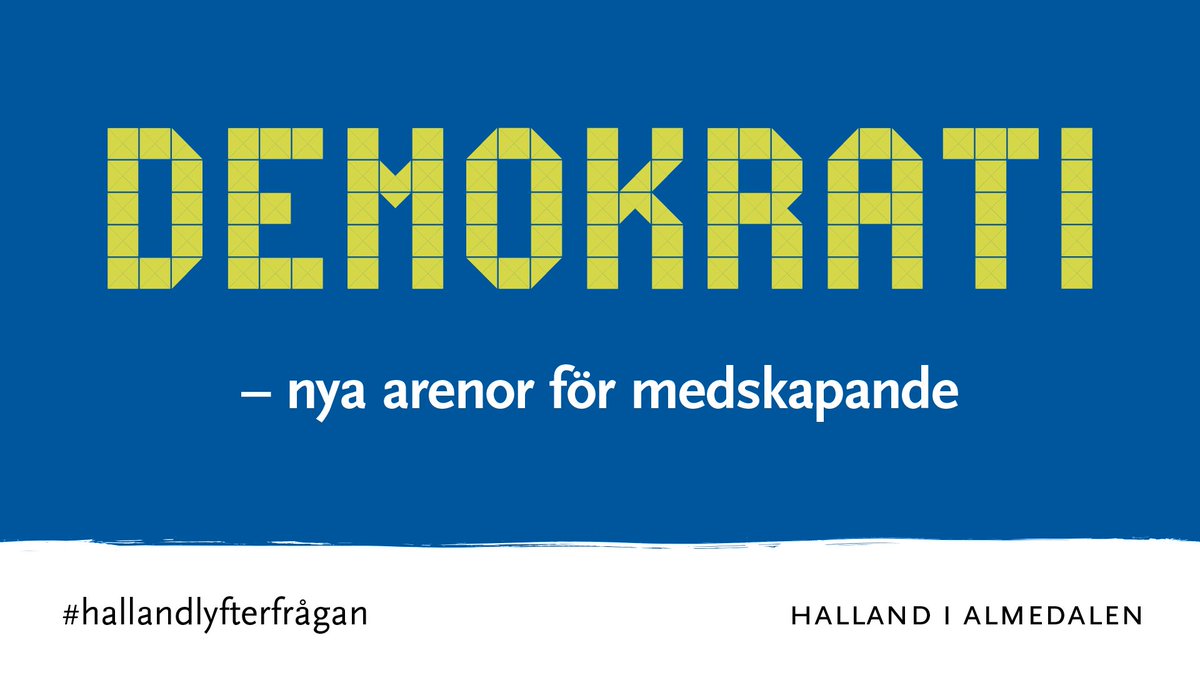 Ett av Hallands evenemang i Almedalen handlar om initiativ som breddar och fördjupar engagemang i det politiska beslutsfattandet. Vilka skulle du säga är de effektivaste metoderna för att göra medborgarna välinformerade och engagerade? #hallandlyfterfrågan #demokrati #almedalen