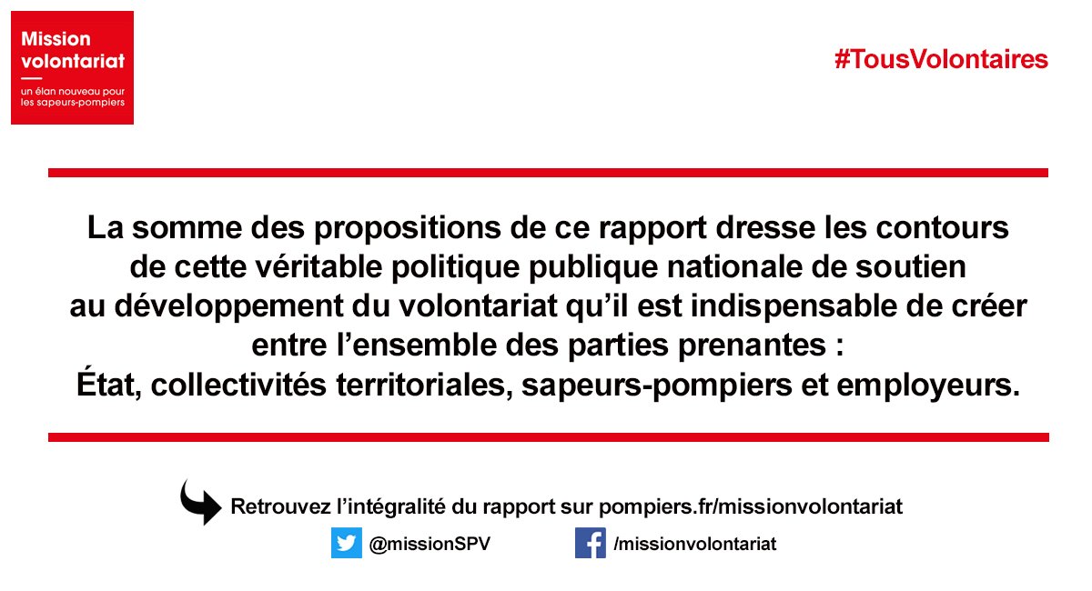 Mission volontariat sapeurs-pompiers tweet media