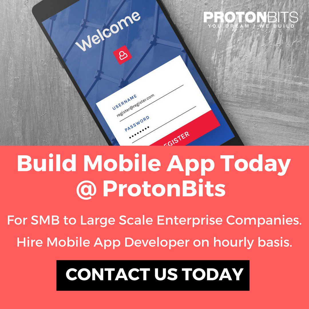 ProtonBitsSoft's tweet image. ProtonBits  offering Best solution for Android App Development Company. If you are looking for Android App Development Company.
bit.ly/2Ksg2lw
#CommercialAndroidApps
#EnterpriseAndroidApps
#AndroidApplicationPorting