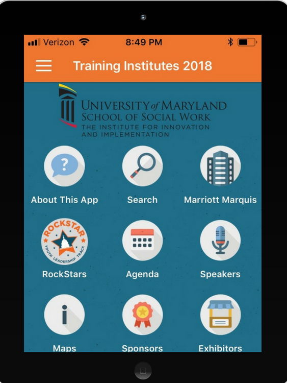 UMSSWInstitutes's tweet photo. Now that you are registered for the
conference, don't forget to download the
Conference App! The entire conference will be in the palm
of your hands. https://t.co/3DZf9bs0Ji Event Password will be 
emailed to all registered attendees #LeadingChange2018 #Institutes2018 #RockStar18 https://t.co/WZV1X29cLU