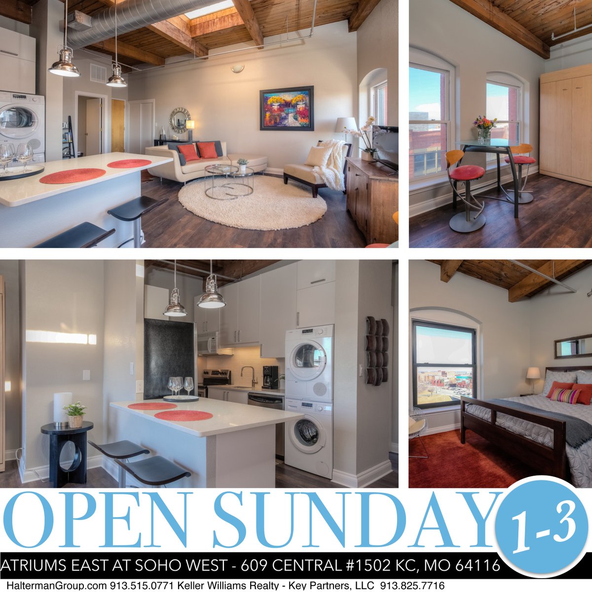 KittHalterman's tweet image. One Of Several Condos Available To Tour Sun - 7/1 (1-3) So Stop By. vid.us/a465nw
Completely Transformed &amp;amp; Utterly Captivating! This Top Floor Loft Packs Big Style Into An Efficient Open Design.

#condotour #openhouse #loftspace #downtownkc
