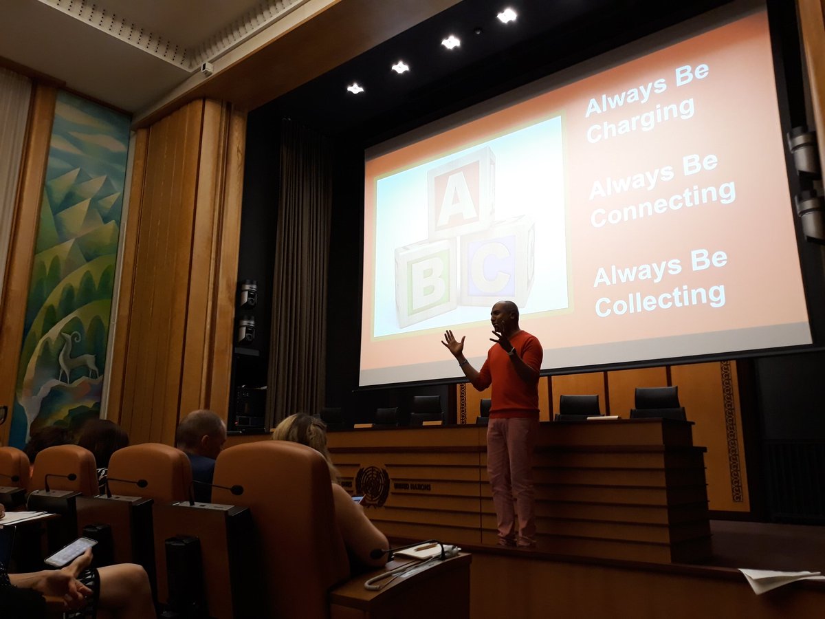 benoitsicard's tweet photo. Thanks @sree for your insights on social media this afternoon! Definitely lots of ideas and inspiration came out from this session, punctuated with #sreetips! 😀📱
Good to see so many colleagues from @UN agencies interested to learn more about this!
#Geneva @UNGeneva #UNICEF https://t.co/wM0bJnIrD3