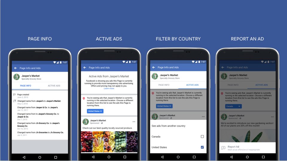 Très utile, à l'approche de la campagne éléctorale - A New Level of Transparency for Ads and Pages buff.ly/2ID75kq