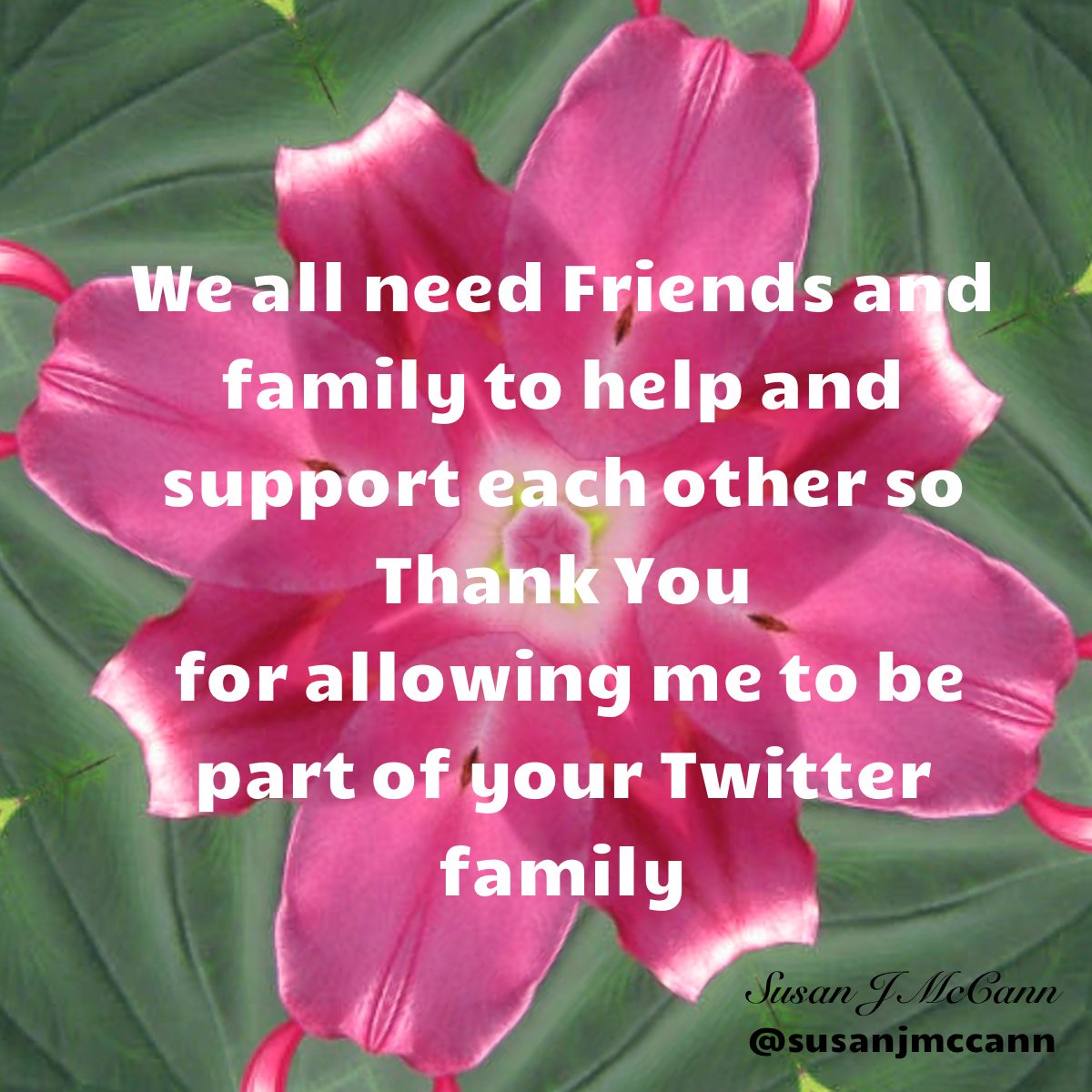 Susanjmccann's tweet image. A very BIG Thank You 
#love #peace and #happiness #gratitude