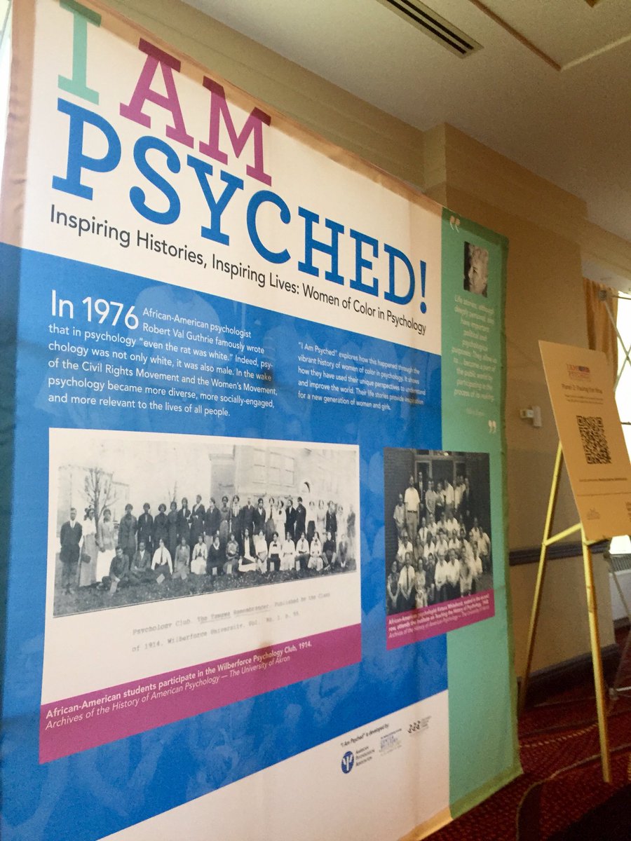 Loving the #IAmPsyched exhibit at #SpssiCon18! @APAPublicInt @stasyatsoy