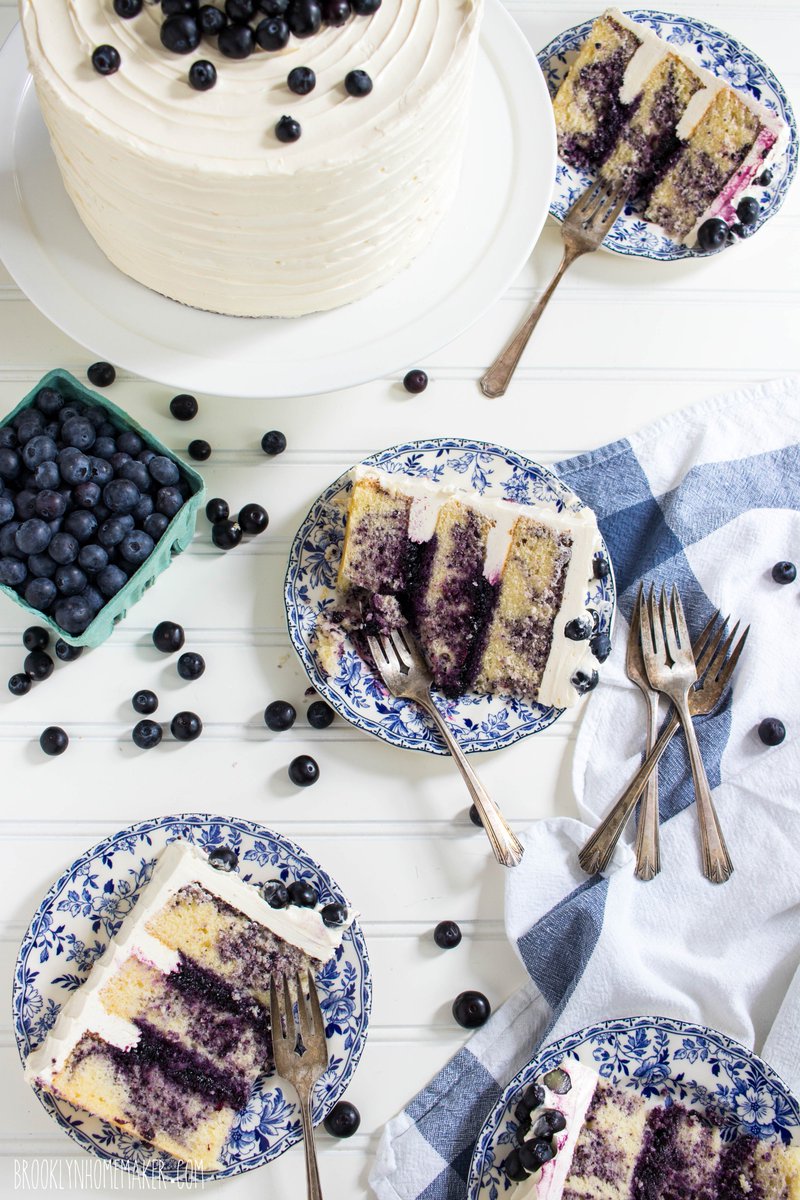 BKHomemaker's tweet image. wp.me/p43qft-240 I made this Triple Blueberry Layer Cake for my grandpa's 90th birthday and it was a huge hit!