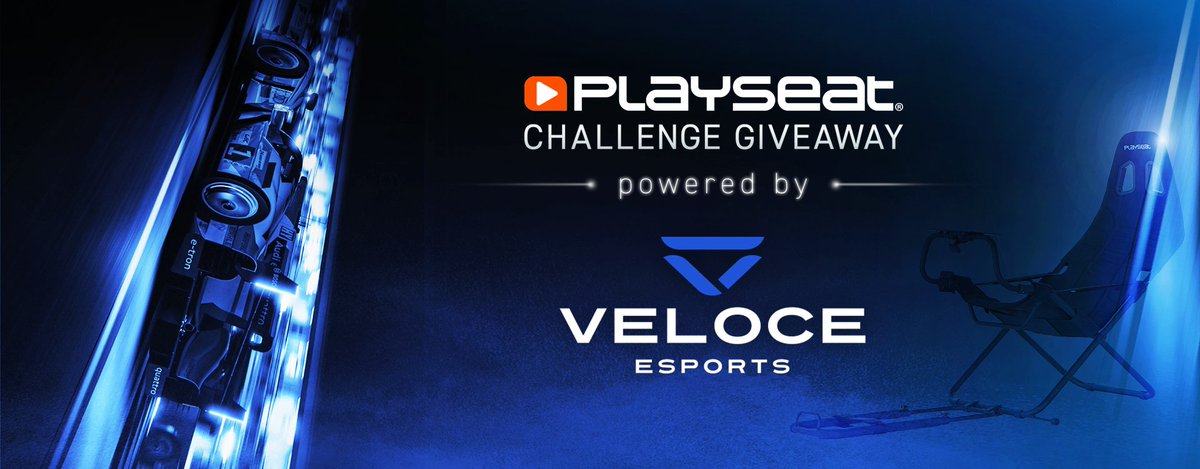 VeloceEsports's tweet photo. 🤩 GIVEAWAY TIME! 🤩 In partnership with @PlayseatGlobal we are giving one lucky driver the chance to win a Playseat® Challenge! It's super easy to enter - all you must do is RT and follow @VeloceEsports and @PlayseatGlobal! Winner will be chosen on Friday 6th July! Good luck 🏁 https://t.co/49tNAqPiv5