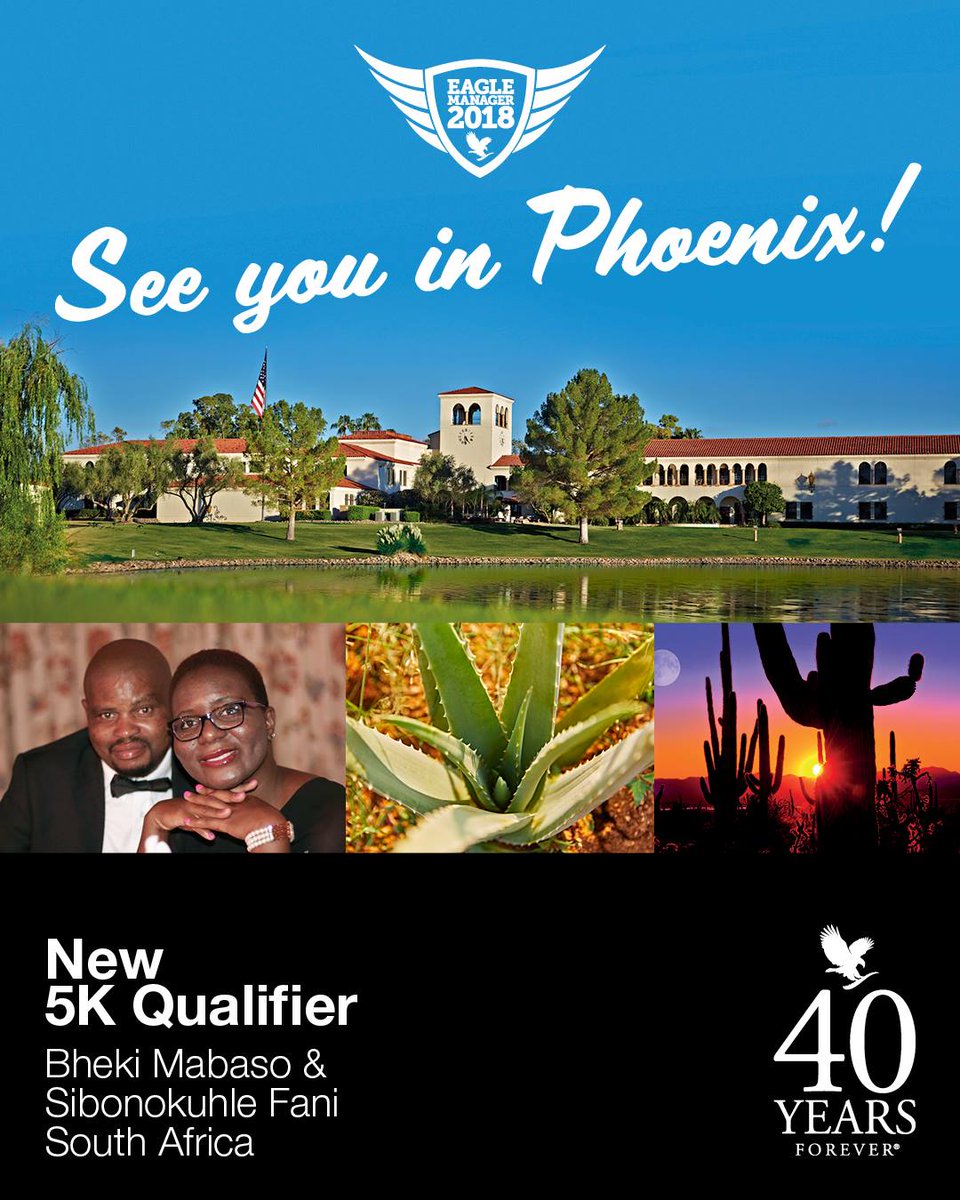 FlpSAfrica's tweet photo. Congratulations to our brand new 5K qualifiers, Bheki Mabaso & Sibonokuhle Fani who will be attending the #EagleManager'sRetreat this year as a reward for reaching 5k, a huge business milestone.
See you soon!! https://t.co/Isgzy0BgfZ