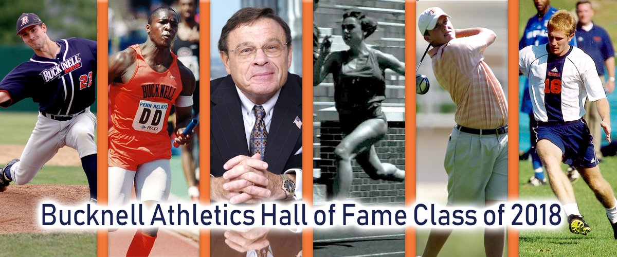 Bucknell_Bison's tweet photo. Introducing the 40th Bucknell Athletics Hall of Fame Class! Congrats to Jason Buursma, Noel Powell, Bill Graham, Tricia Plasko Rocchino, Charlie Waddell and Michael Lookingland. #GOATS #rayBucknell

More: https://t.co/7iBcwt2DFn https://t.co/1XHc6bJ7Ss