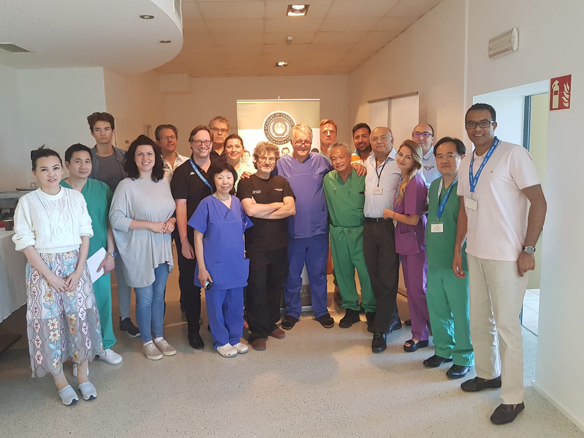 Cosmetic surgery workshop in Austria with some of the best teachers around at world academy <a href="/waocs_org/">World Academy of Cosmetic Surgery</a> 

#world 🌎 #waocs #waocs2018 #doctors #training #education #patientsafety #surgery