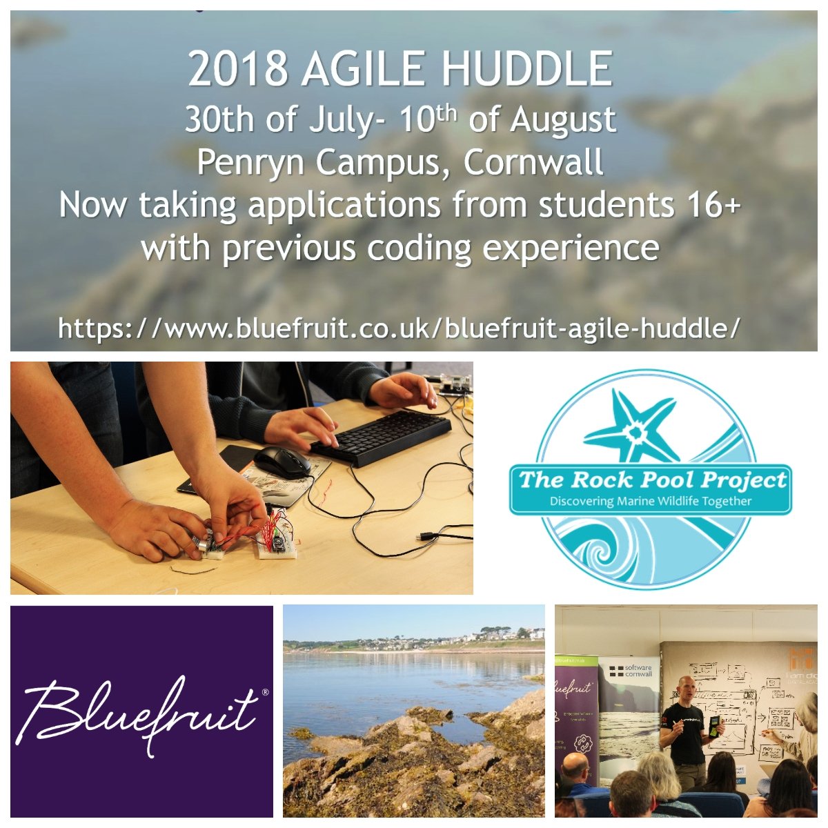 BluefruitSW's tweet image. Are you a student with previous coding experience? Would you like to take your skills to the next level and put a real software project on your CV? This is your chance to join our FREE Agile Huddle from 30th July to 10th August! All details: buff.ly/2MB8b3u  #DevTraining