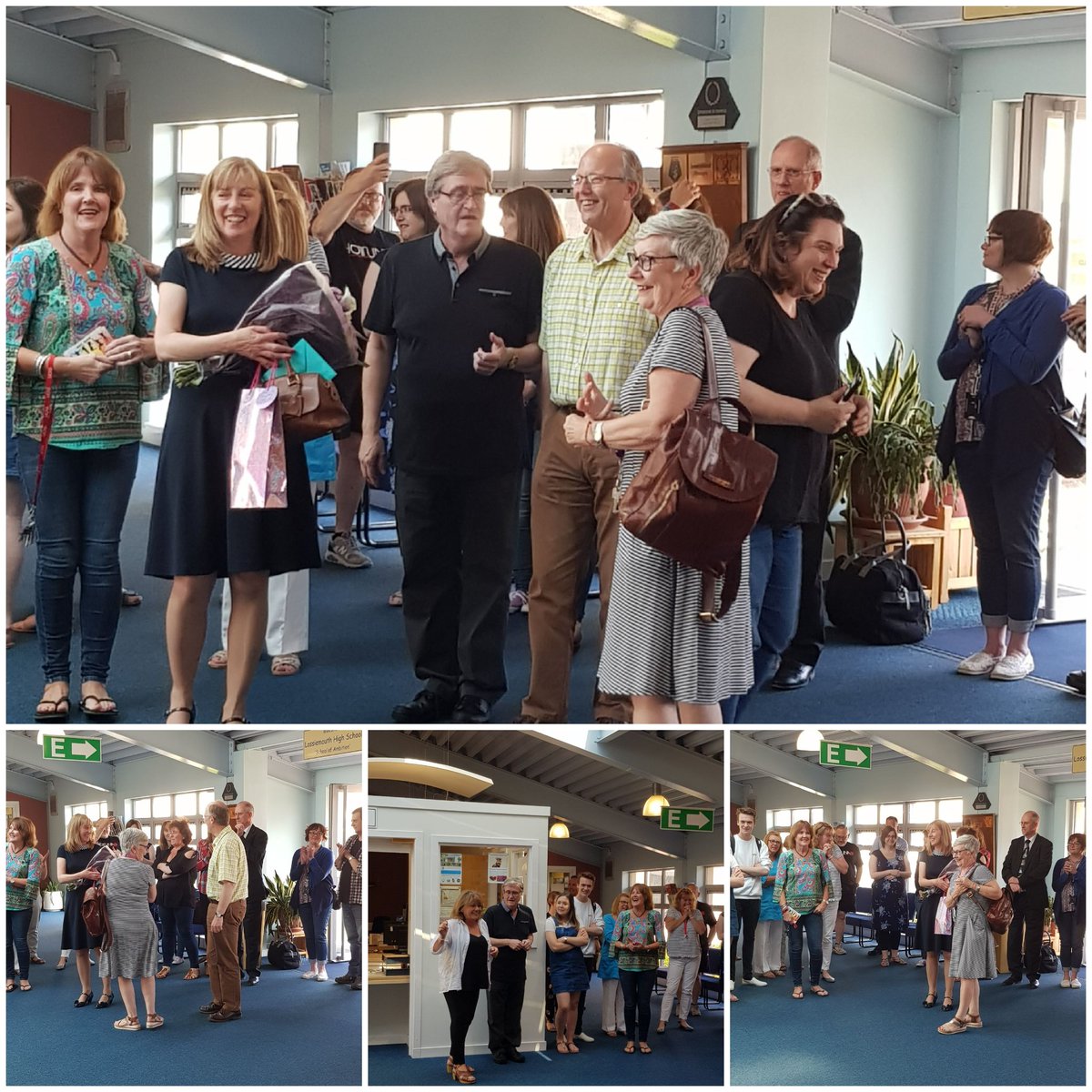 Saying farewell to Mrs Brown and other colleagues retiring or moving onto pastures new. Happy holidays everyone. Have a great summer!