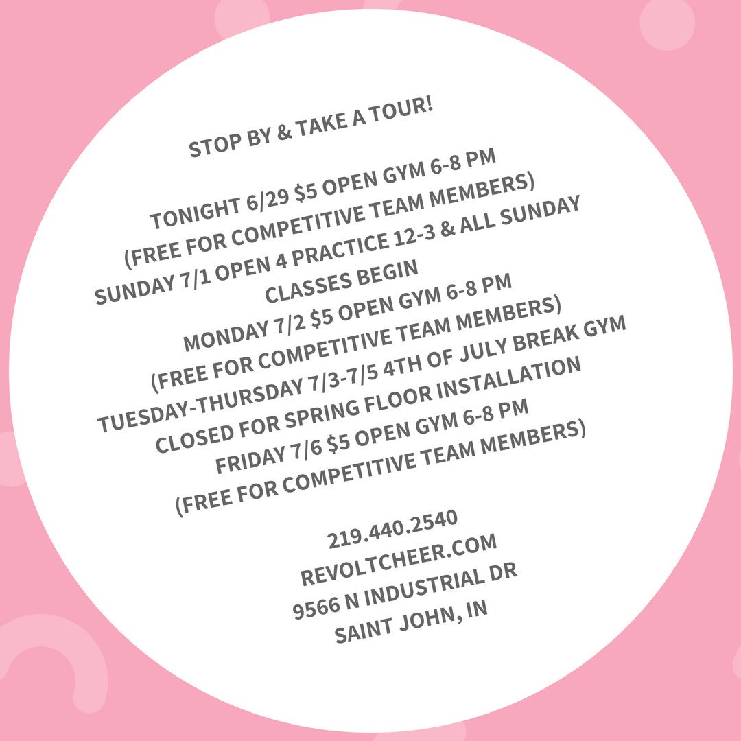 RevoltCheer's tweet image. Can't wait to see everyone at open gym tonight! #Revolt