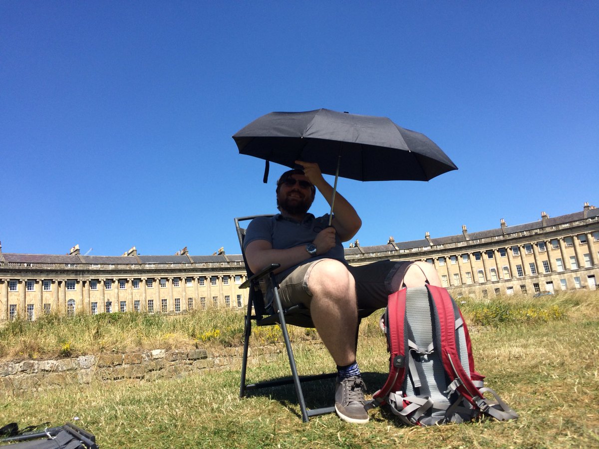 charliedevelops's tweet photo. @MPOram doing his best impression of a granny because he is scared of the sun. About to film a new #2devs @MaydenAcademy https://t.co/F39xTorDs5