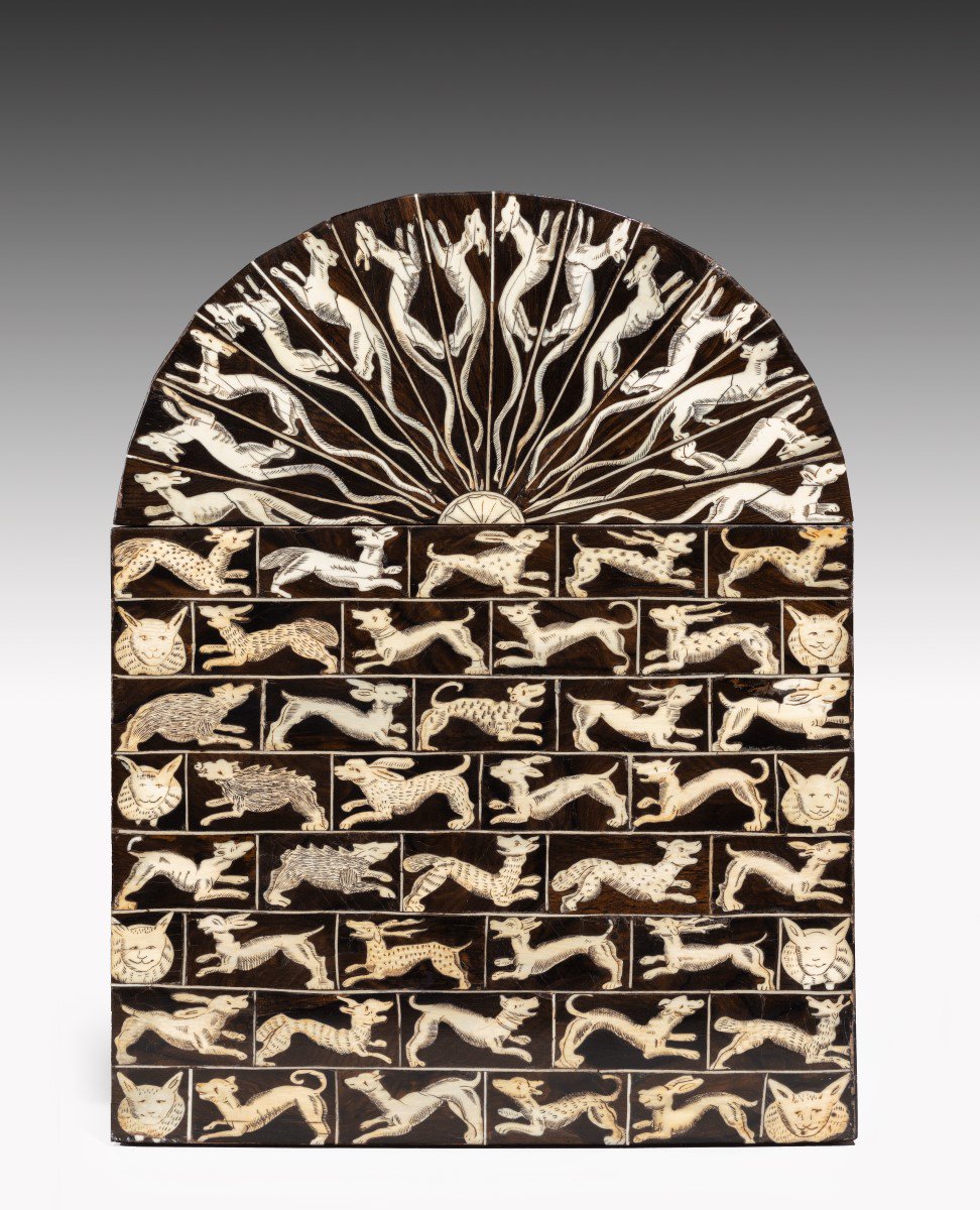 ThomasCoulborn's tweet photo. Our Renaissance Casket inlaid with ivory - probably made by a cabinet maker from Augsburg - and on display @MasterpieceFair. #thomascoulborn #Renaissance #artfair #masterpiece2018 #Augsburg https://t.co/MWLMyyM32X