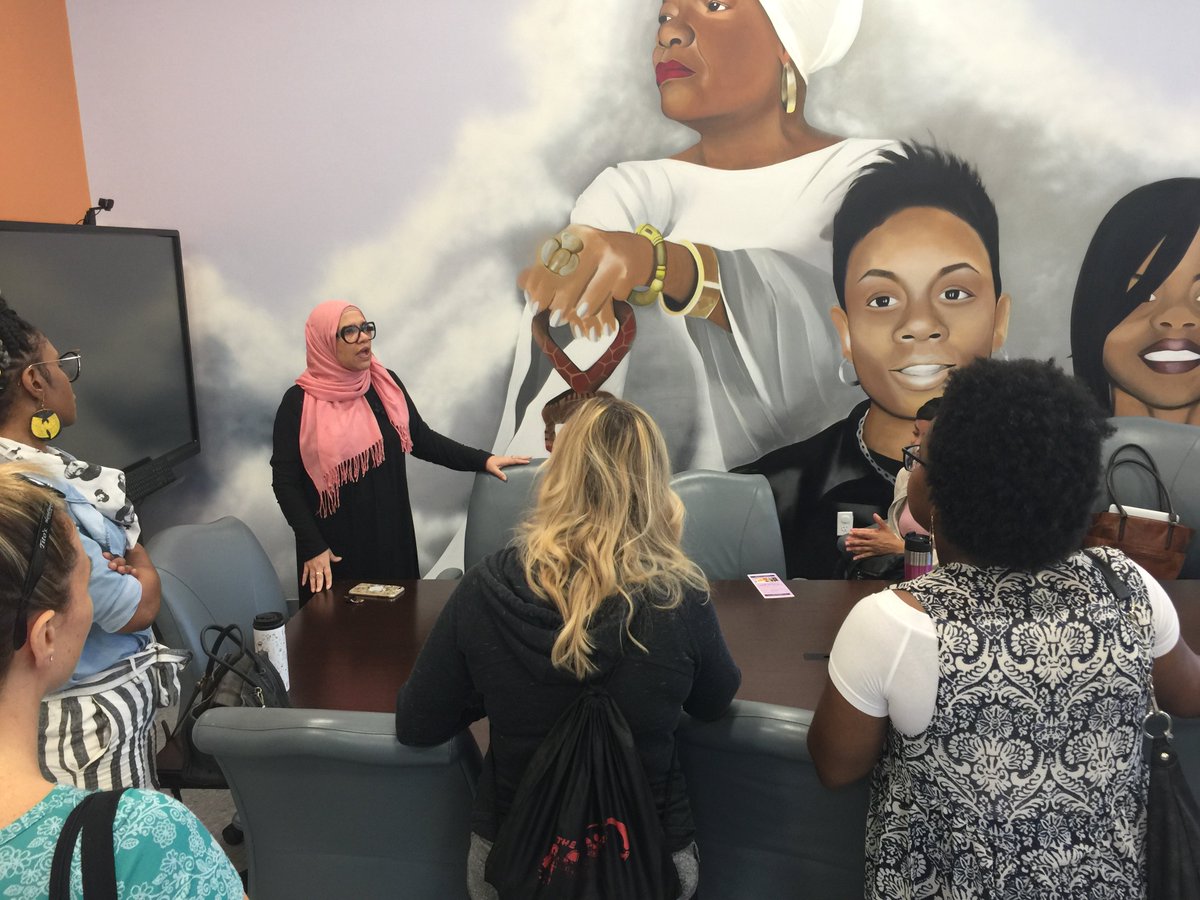 #UTR@MSU at the #ShaniBarakaCenter listening to Khadija Costello #NewarkSpeaks2U