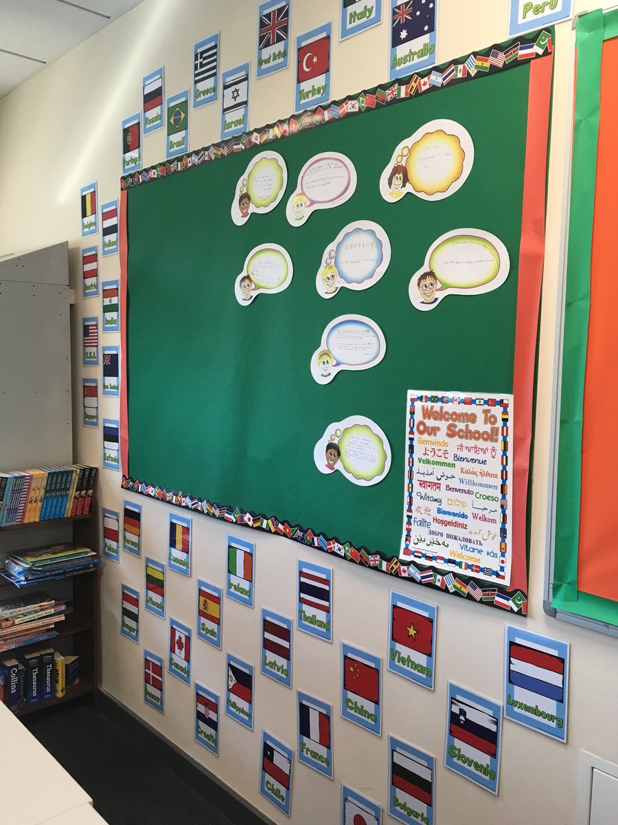 TPSSEND's tweet photo. Our new EAL board is coming along! It’s great to see our students’ translations on display 👏🏼⭐️💭 https://t.co/6n1hO66SXz