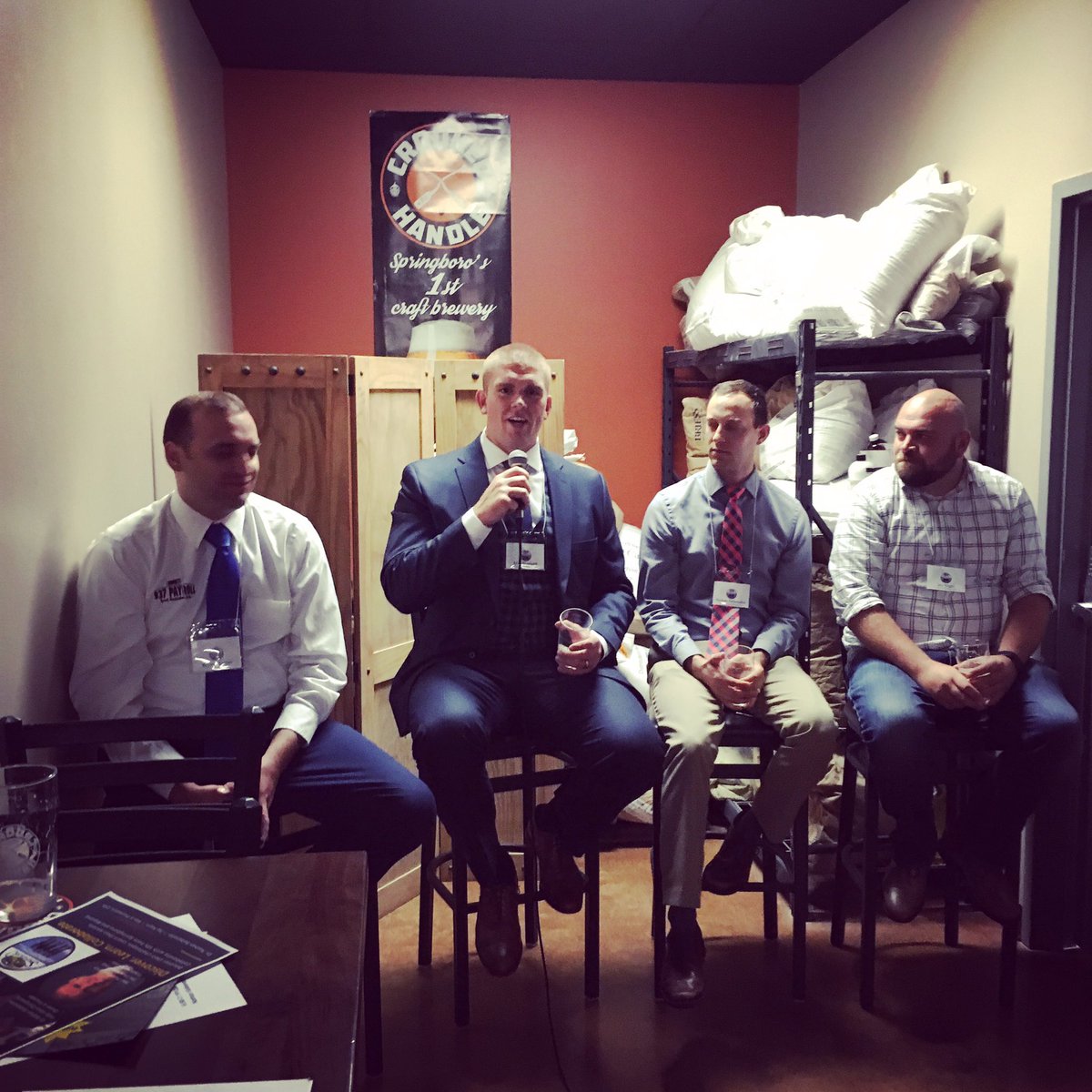 BoroOhioChamber's tweet photo. Thank you to everyone who came out last night to our @SYPBoro After Hours! Here's a photo of the SYP Panel sharing stories of success. https://t.co/NrLIegiN1i