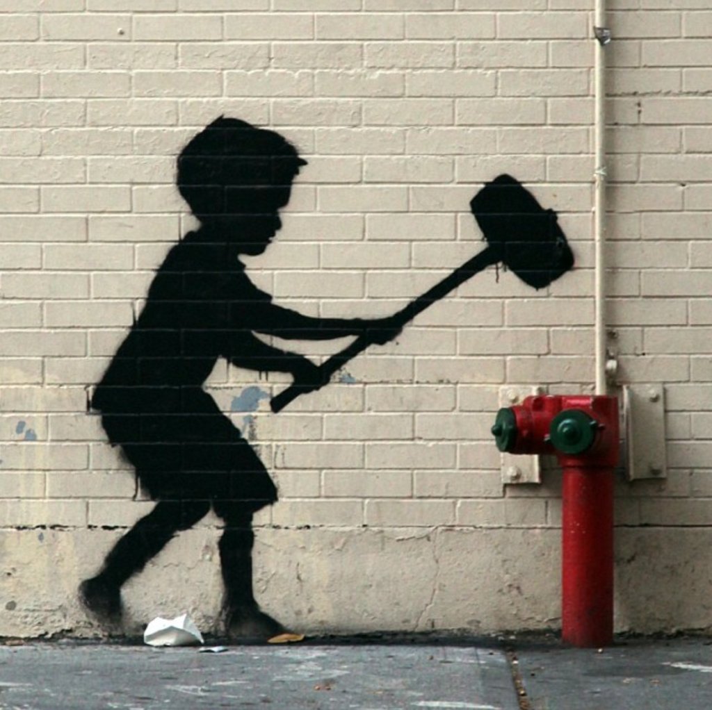 Mood of the day.. #banksy #summerfridays