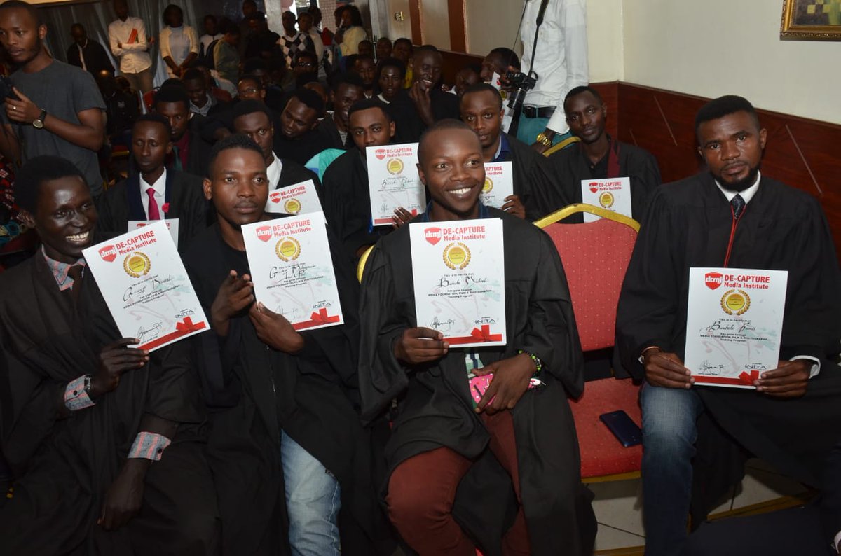 KelvinKyp_'s tweet photo. The students graduated with certificates in Photography, Videography and Music . #KFCBatFilmGraduation @NellyMuluka @InfoKfcb @EzekielMutua https://t.co/RbOIcKLVY8