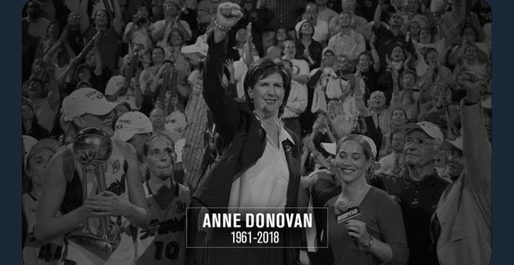 Paramus Catholic will be hosting a memorial service for

Anne Donovan on Saturday, June 30, 2018, at 3 o'clock in the afternoon. The memorial will take place in the auditorium.

Light refreshments to follow in the gymnasium. #annedonovan #womensbasketball #wmba