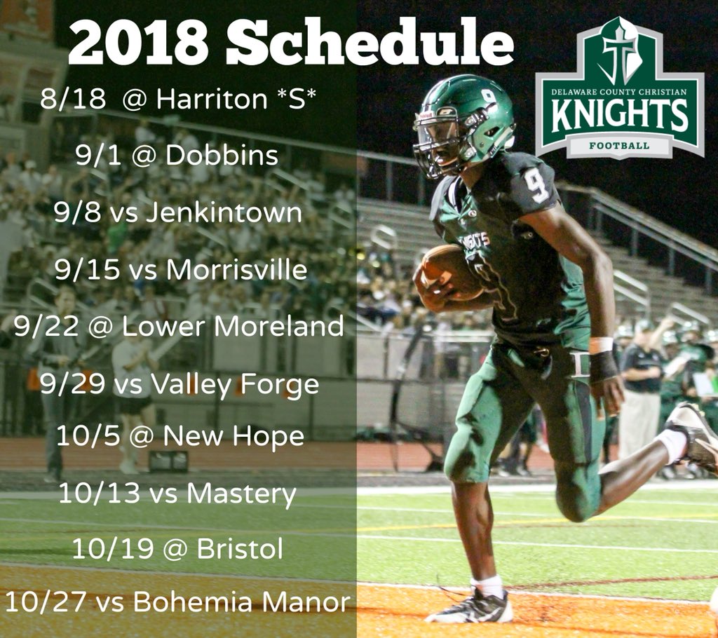 2018 #DCKnights Varsity Schedule Released
