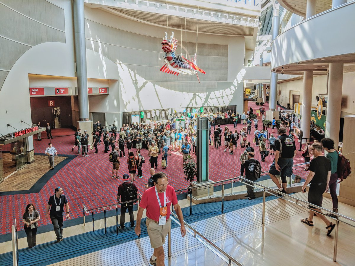 #HomebrewCon #RoundTwo is just about to start! Be sure to swing by booth 702 for your free <a href="/breaksidebrews/">Breakside Brewery</a> recipe kit! Thanks again to the <a href="/HomebrewAssoc/">American Homebrewers Association</a> for this awesome conference in #PDX