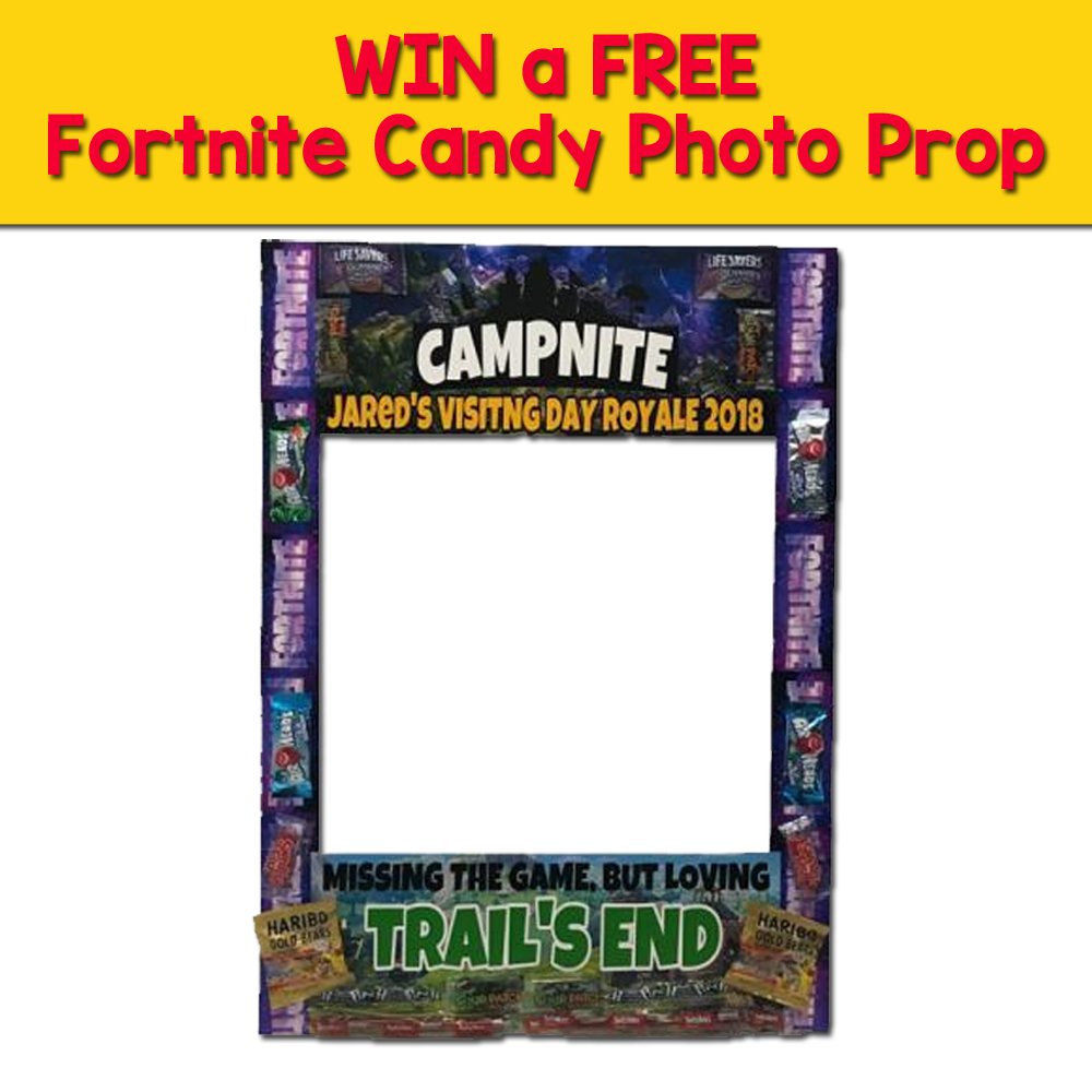 beebeedesigns's tweet photo. Want to win this amazing Fornite Candy Photo Prop for Visiting Day?  Comment below with your camp name (Facebook and Insta).  Winner will be chosen at random on July 9th.  Or, you can order online here:
https://t.co/kPFPFWdd6p https://t.co/Gwh86YsugT