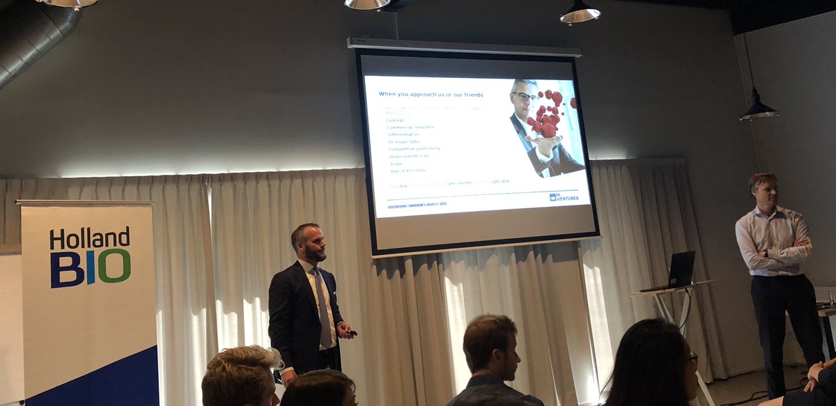 hollandbio's tweet photo. What are the trends in deal-making? Great story and even better discussion at the workshop with M. Ventures. #biotech #DBE18 https://t.co/Mq2xdvU5ct
