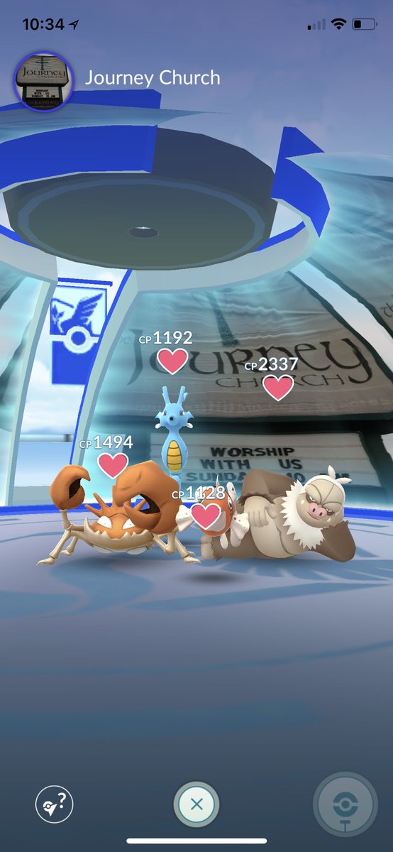 laurabosak's tweet image. This is my fav #pokemongo #themegym “It’s Good To Be King”