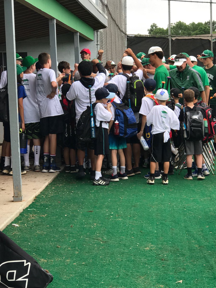 Irish baseball players being leaders, a great coaching staff, and hardworking young campers makes for a great youth camp! Thank you to everyone who helped make this week a fantastic learning opportunity for our future Irish baseball players! #goirish #buildingaprogram #TEAM
