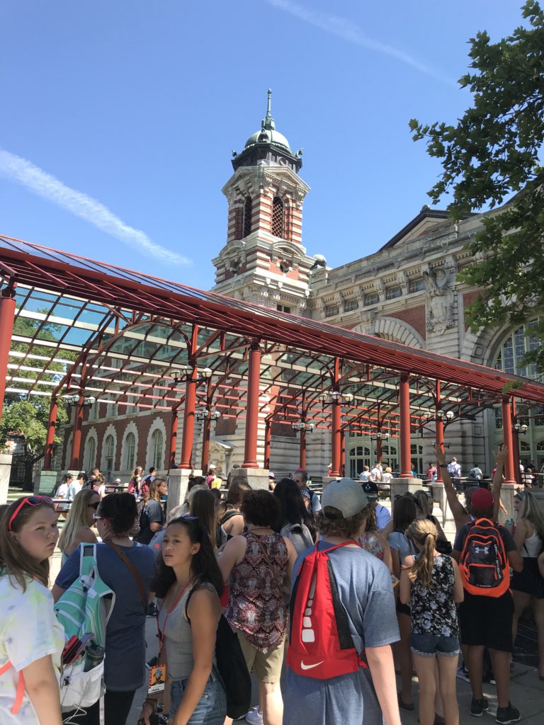 EGFCMS's tweet photo. Ellis Island.  #CMSPride #EGFPride #WorldClassrooms #DC/NYC https://t.co/IEDgXE5ORc