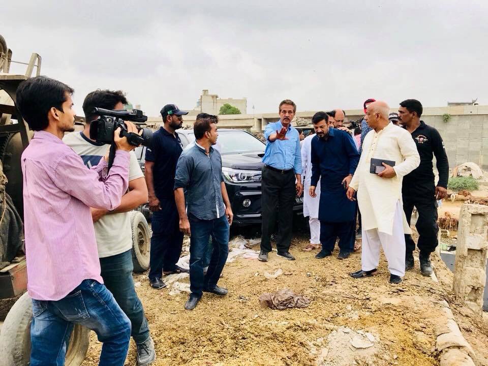 wasimakhtar1955's tweet photo. #Visited #Liaquatabd #DaakKhana in order to monitor the clearance of the #ChokingPoints of #LiyariExpressWay https://t.co/kRtUFxcqgY