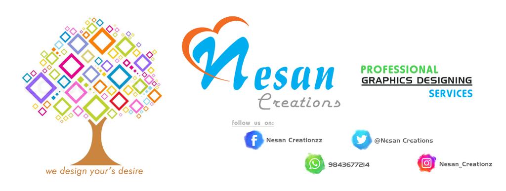 For Contact your designing need #Nesan_Creations
Whatsapp : 9843677214