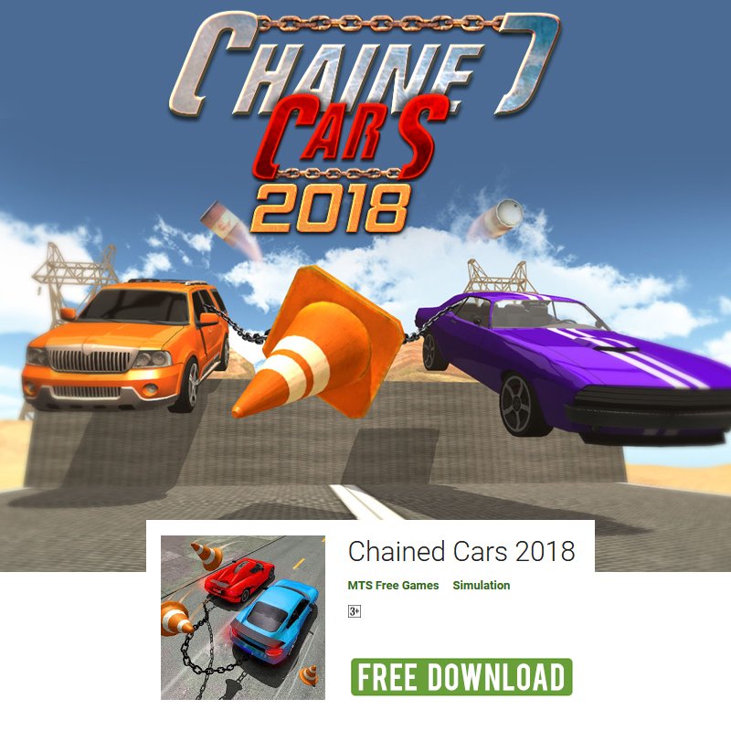 BigcodeGames's tweet image. 𝐂𝐡𝐚𝐢𝐧𝐞𝐝 𝐂𝐚𝐫𝐬 𝟐𝟎𝟏𝟖
Hey, lovely users become a furious racer with chained car games.
#bigcodegames #chainedcars #simulator #crazycars #destruction #simulation #hashtag #happy #love #likes #enjoy #racing #hashtag #
Play Here:
play.google.com/store/apps/det…