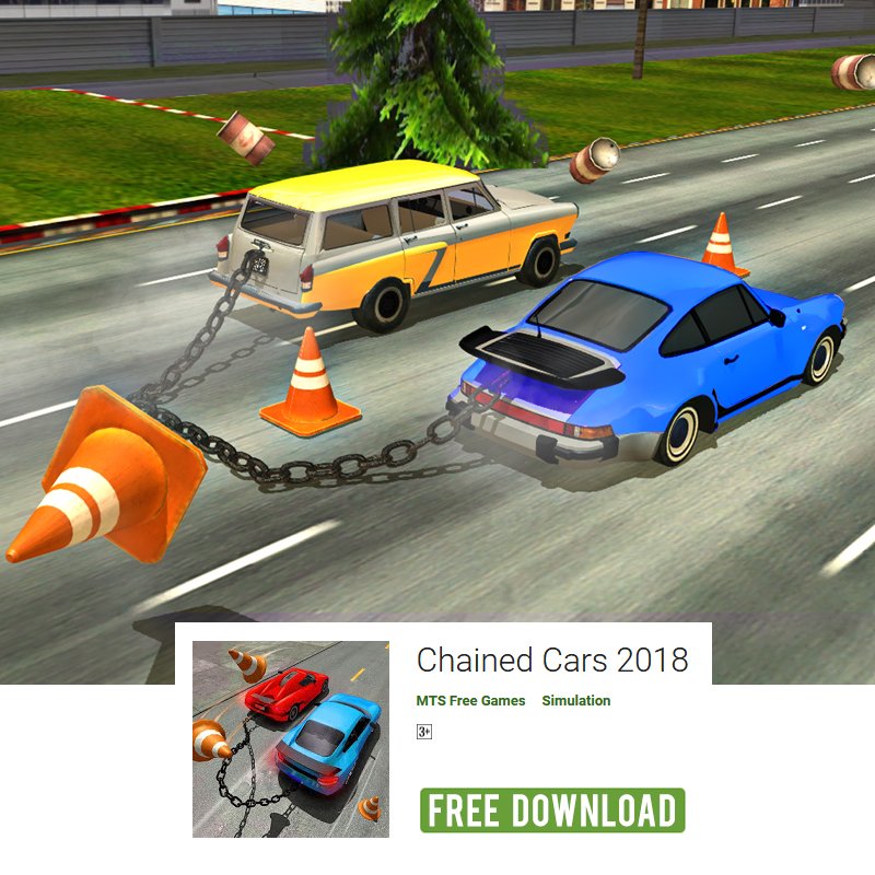BigcodeGames's tweet image. 𝐂𝐡𝐚𝐢𝐧𝐞𝐝 𝐂𝐚𝐫𝐬 𝟐𝟎𝟏𝟖
Hey, lovely users become a furious racer with chained car games.
#bigcodegames #chainedcars #simulator #crazycars #destruction #simulation #hashtag #happy #love #likes #enjoy #racing #hashtag #
Play Here:
play.google.com/store/apps/det…