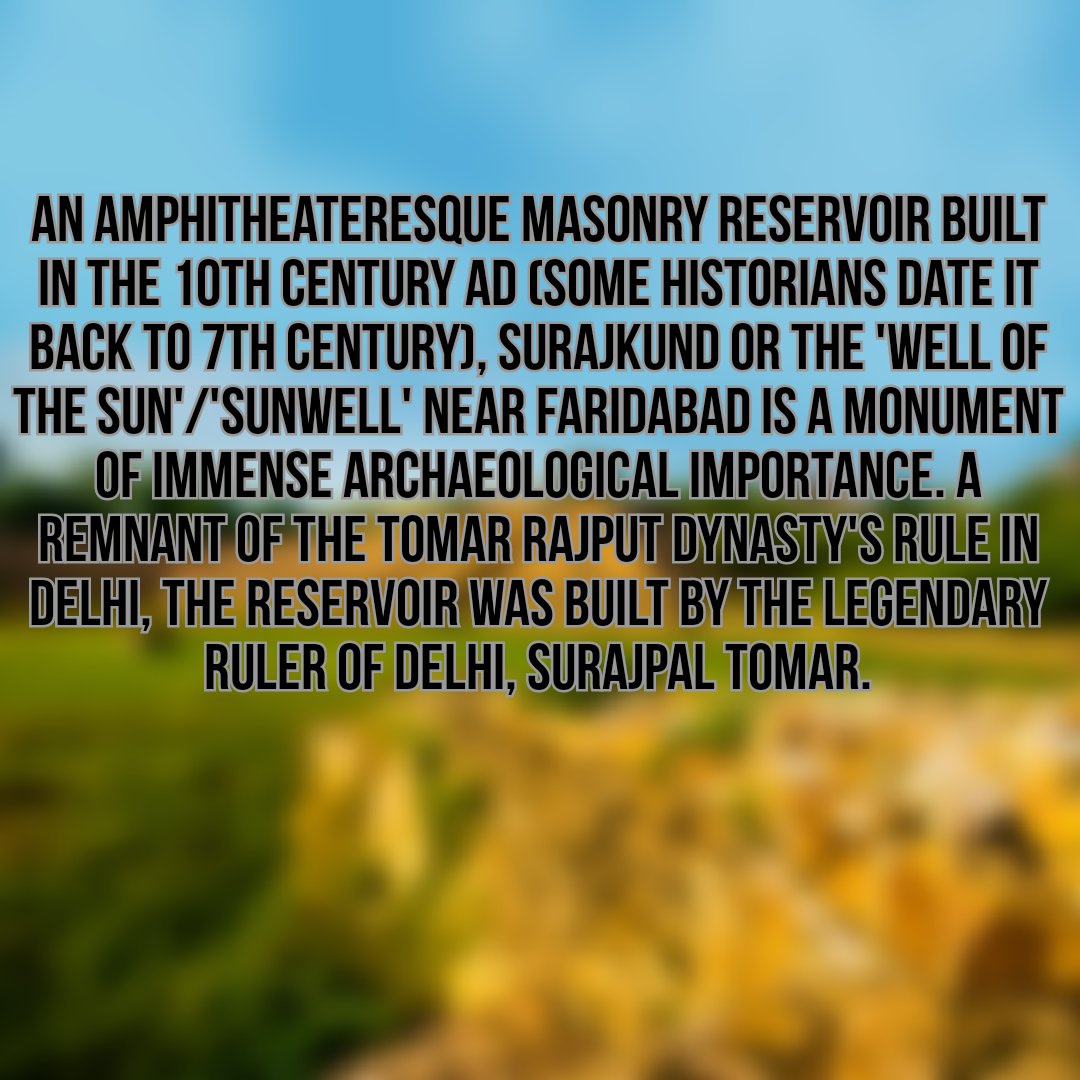 TheReclaMission's tweet photo. Surajkund Lake, Faridabad, Haryana
#Tomar
#Tanwar
#Rajput
#Rajputana
#Haryana
#Faridabad
#Delhi
#History
#Indian
#India
#Archaeology
#Architecture
#IncredibleIndia
#TheReclamationProject
#TheReclaMission https://t.co/QljGyUzAZf