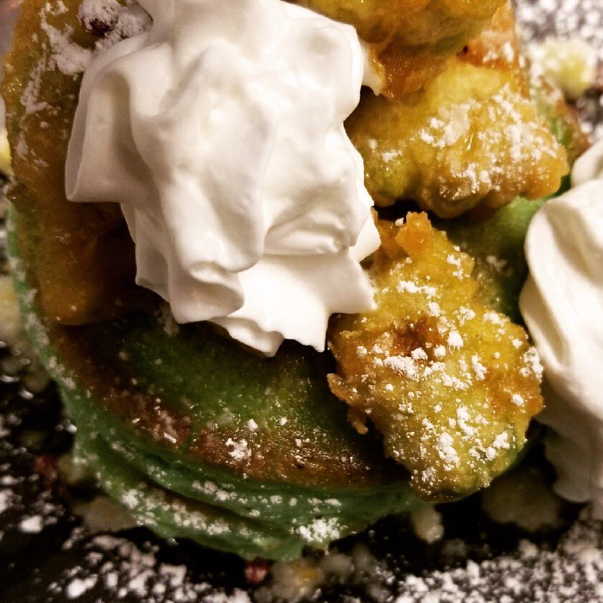 ServedNV's tweet photo. Have you tried our #AvocadoTempuraPancakes ??? #comegetserved today from 9-8pm with Happy Hour from 3-7pm! #ff https://t.co/DdNVq6P03x