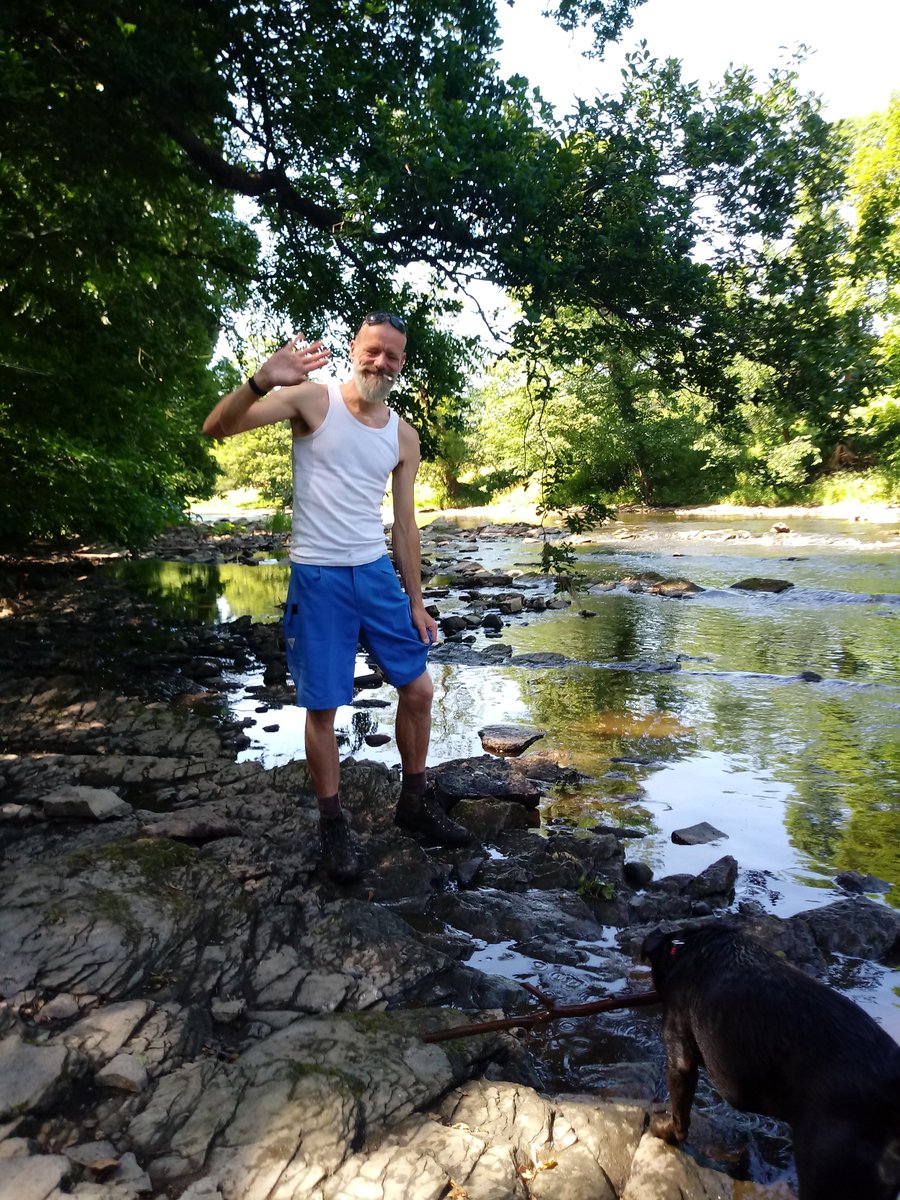 Went walking/litterpicking/dogcooling at the river hodder today...NOT ONE PIECE OF LITTER! NOT ONE! THAT IS A 1ST FOR US #womble #womblesofclitheroe #litter #binitdontflingit #recycle #3pieceseach