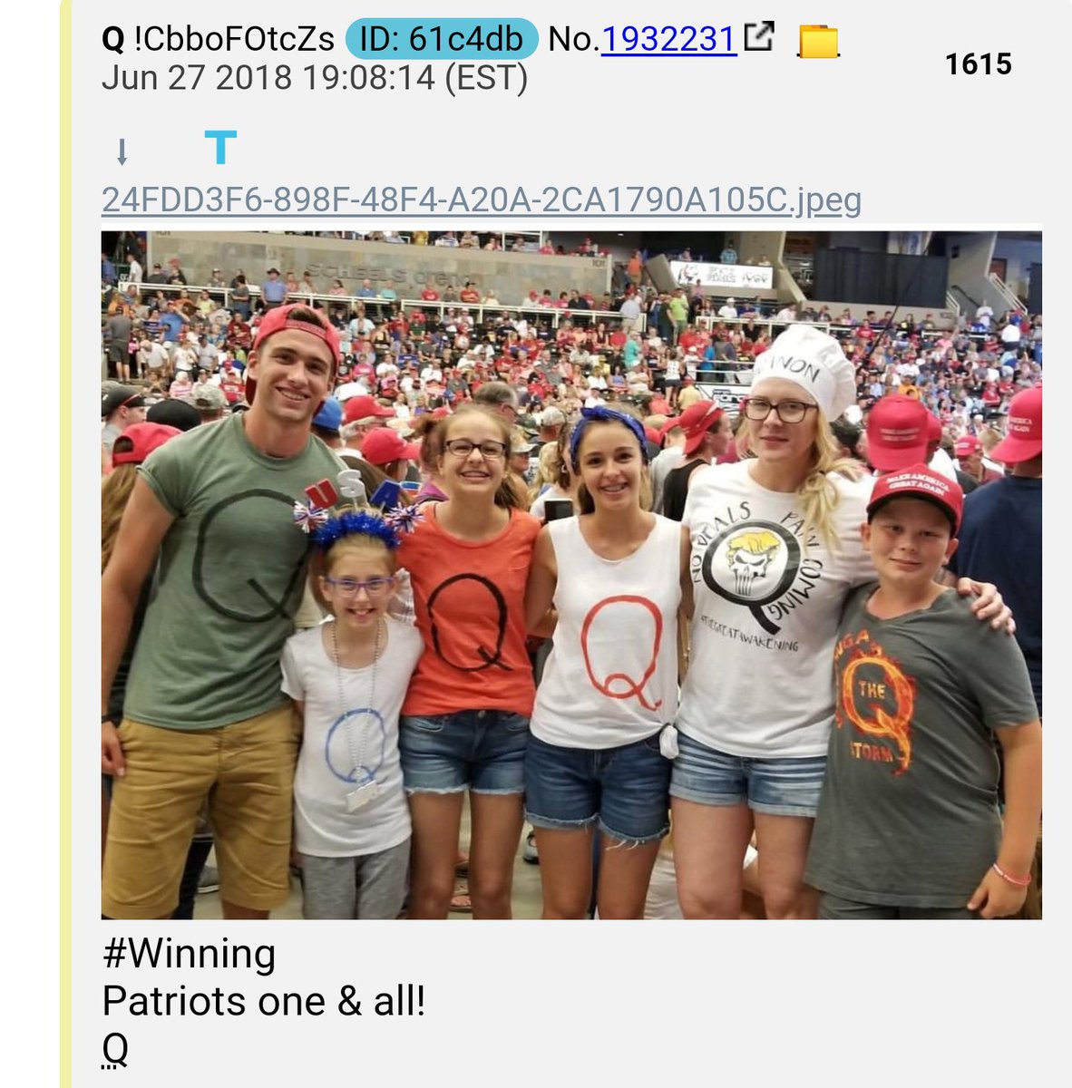 Truthandfrdm's tweet photo. How simple #AskPotus #IsQReal? Any MSM people have the guts? #RainmakersUnite .@foxandfriends .@FoxNews .@seanhannity .@realDonaldTrump .@POTUS 
#WeKnow #FridayFeeling https://t.co/HH76uMWSDH