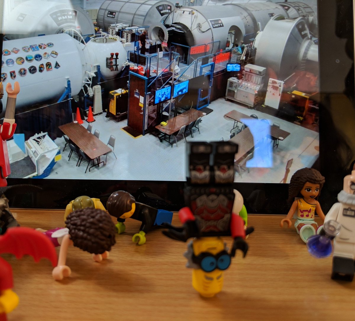 SacredHeartSch1's tweet photo. Our Lego astronauts are currently in training for their voyage to space this weekend! Keep following for live tracking and updates on their progress! https://t.co/SYgCTucc77