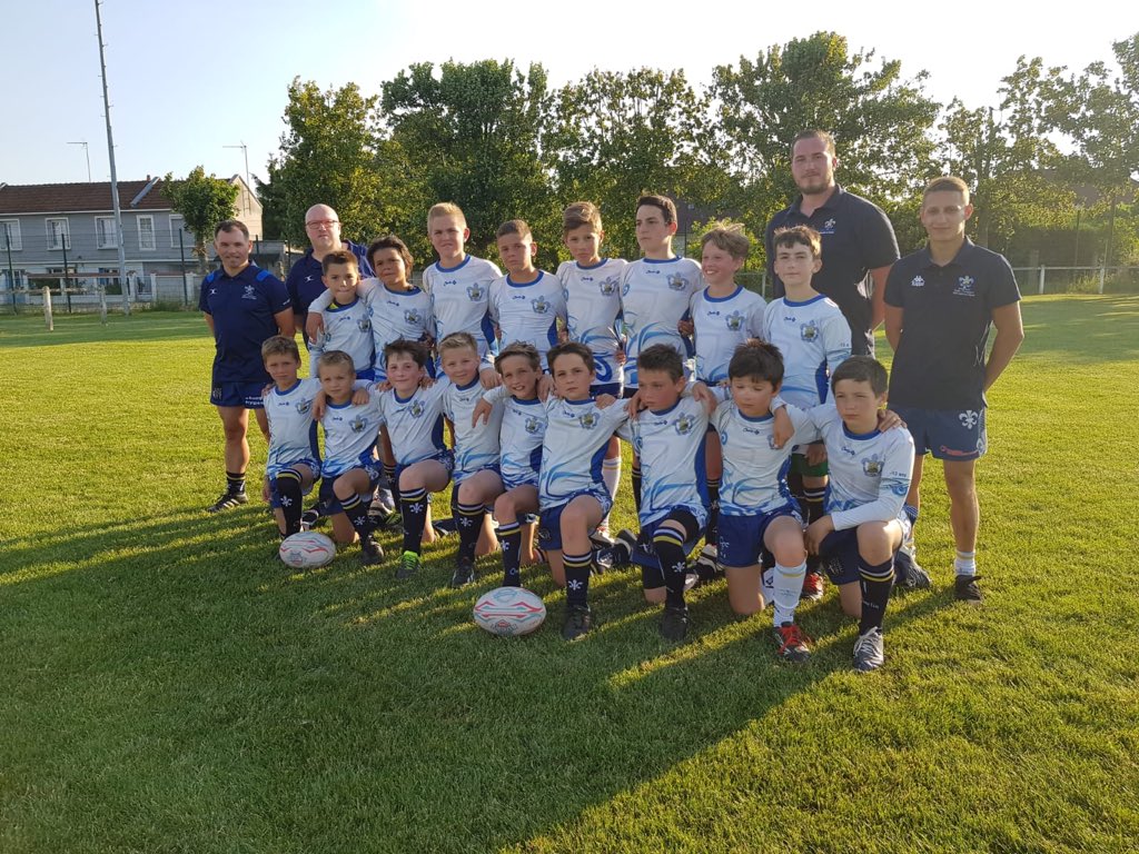 Rugby_St_Andre's tweet photo. Tournage à La Rivière de Corps (agglomération #Troyenne) d’un court-métrage par #LeCoqSportif (entreprise #Auboise) pour la #FFR dans le cadre de la collaboration avec les clubs amateurs de #rugby avec les #M12 du #RCSA https://t.co/LA4Y7JkYAC